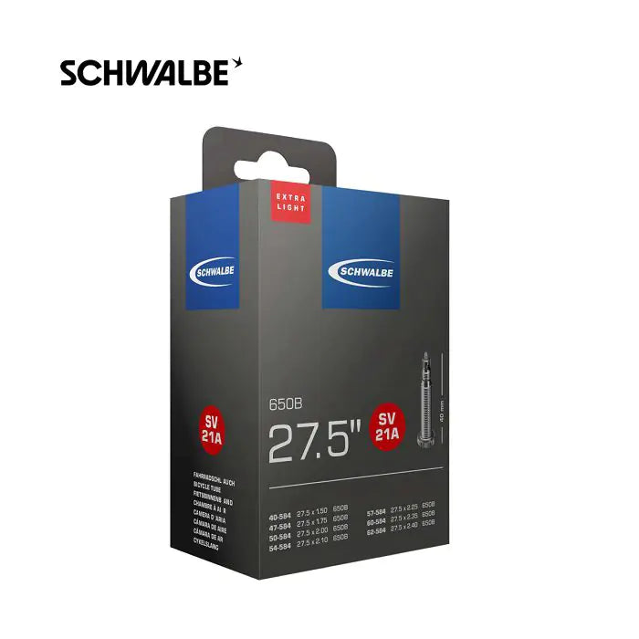 SCHWALBE INTER TUBE SV21A Luce extra 27,5 40 62-584 40mm Valiel
