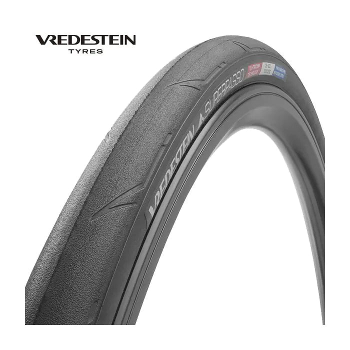 Vredestein Tire Superpasso TLR 700 X 25C sort
