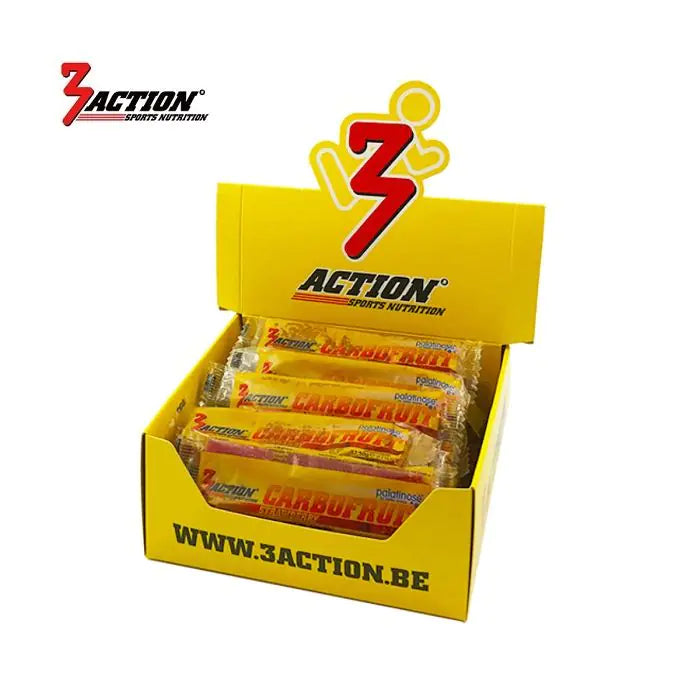 3action carbofruit Erdbeere 37,5 Gramm – Displaybox 25 Stück – 1202030001