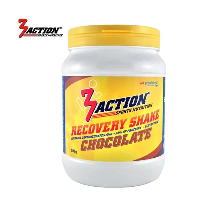 3action recovery shake chocolate 500 grams 1201000041