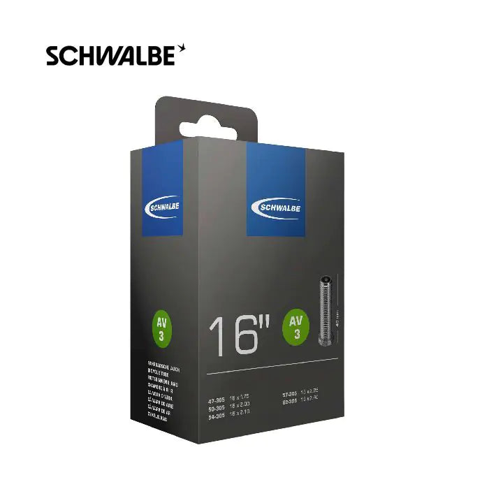 Schwalbe inner tube 16 inch av3 | 40mm | 47 62-305