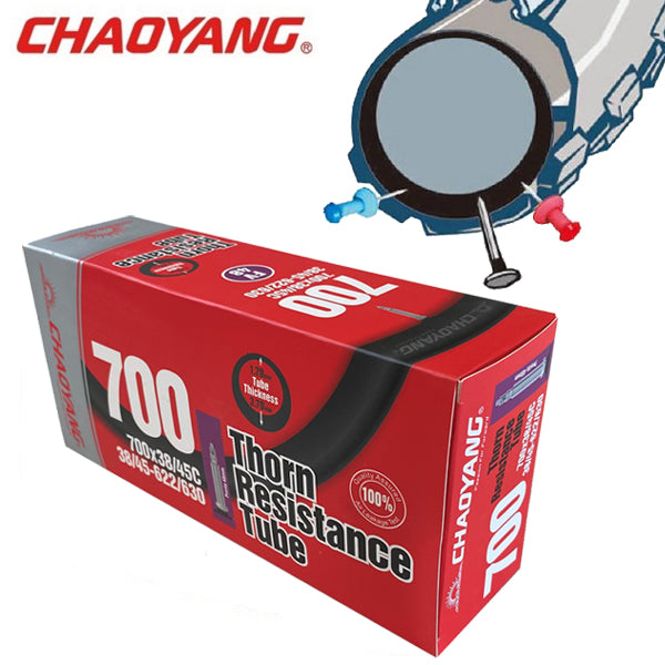 Chaoyang 28x1.50 1.75 (40 47-622) antilek 3,7 mm (thorn resistance) fv 48 mm y122608+3