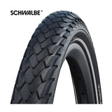 Schwalbe vihreä maraton - langallinen - addix eco - greenguard - 24x1,75 - musta + refleksi