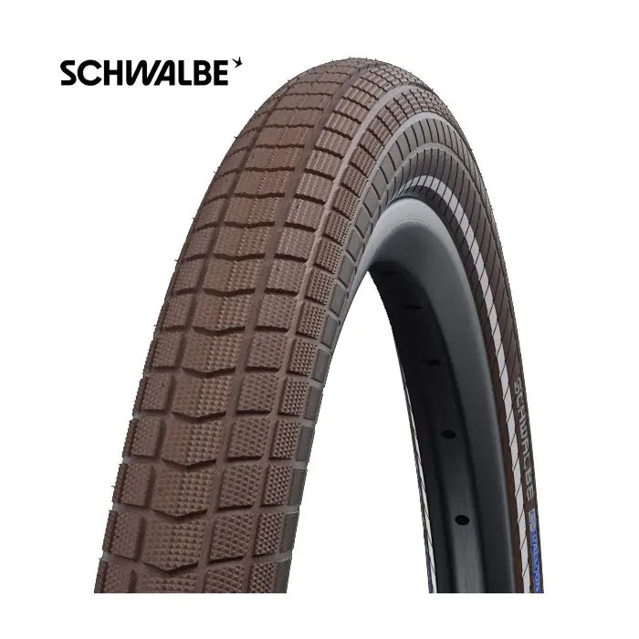 Vend ut: Schwalbe Big Ben (K-Guard) Farge: Brun med refleksjonsstørrelse: 28x2.00 ETRO 50-622