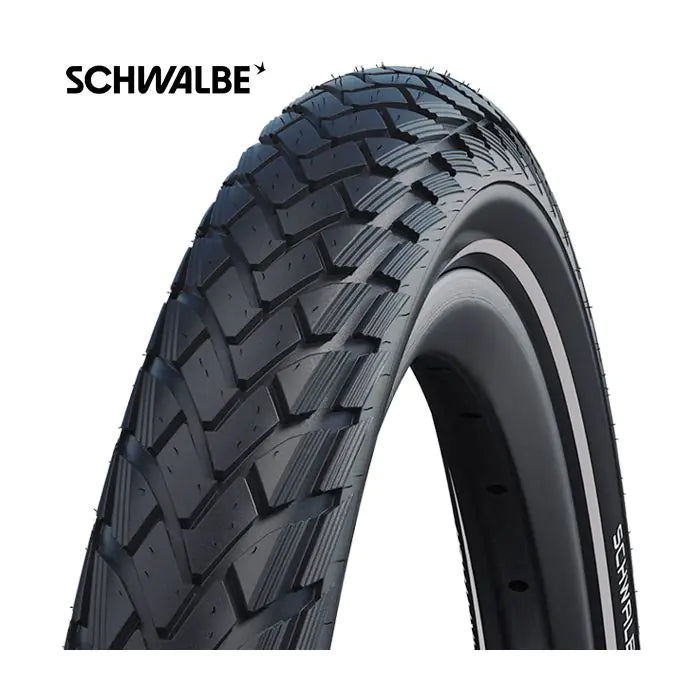 Maratona verde de pneus Schwalbe 28 x 2,00 50-622mm preto com reflexão