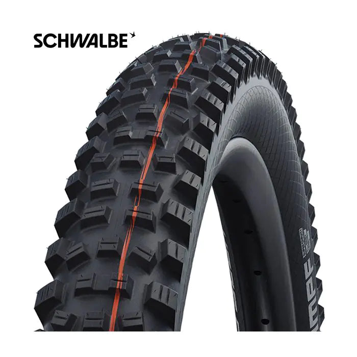 Foldningsbånd Schwalbe Hans Dampf Super Trail 29 x 2,35 60-622 mm - Sort