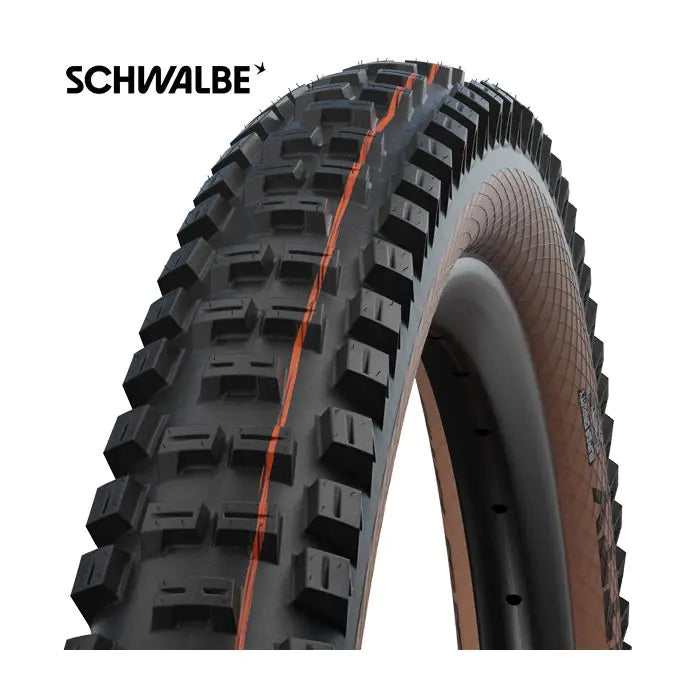 Schwalbe - big betty evo tle super gravity folding tire bronze skin 27.5x2.40