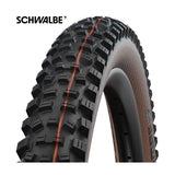 Banda plegable Schwalbe Hans DAMPF Super Trail 27.5 x 2.60 65-584 mm - pared lateral de bronce