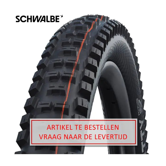 Foldningsbånd Schwalbe Big Betty Super Gravity 29 x 2,60 65-622 mm - Sort