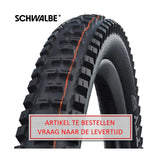 Foldningsbånd Schwalbe Big Betty Super Gravity 29 x 2,60 65-622 mm - Sort