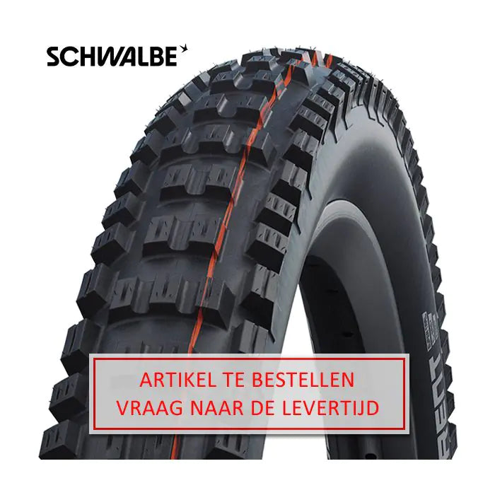 Schwalbe eddy current front - tle - addix soft - super trail - 27.5x2.80 - black