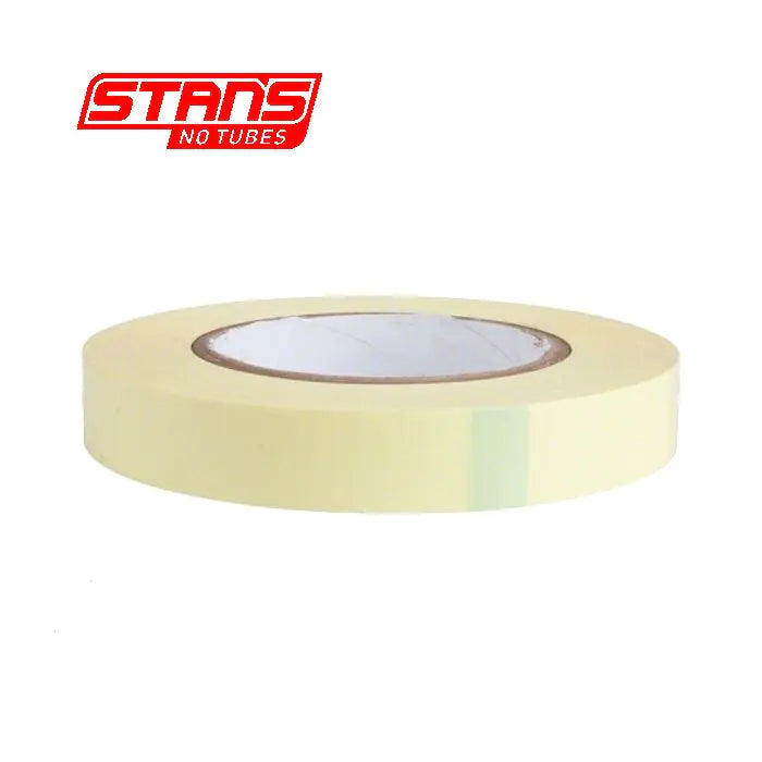 Stans notubes velglint yellowtape 21 mm breed werkplaatsrol 54 meter (60yd) as0004