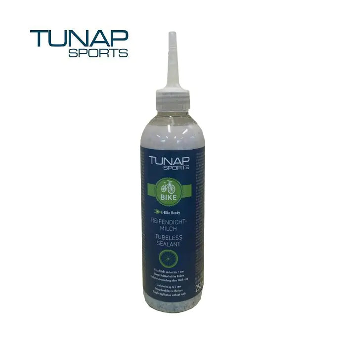 Tunap sports tubeless sealant antilek vloeistof 250 ml (vpe=12st)