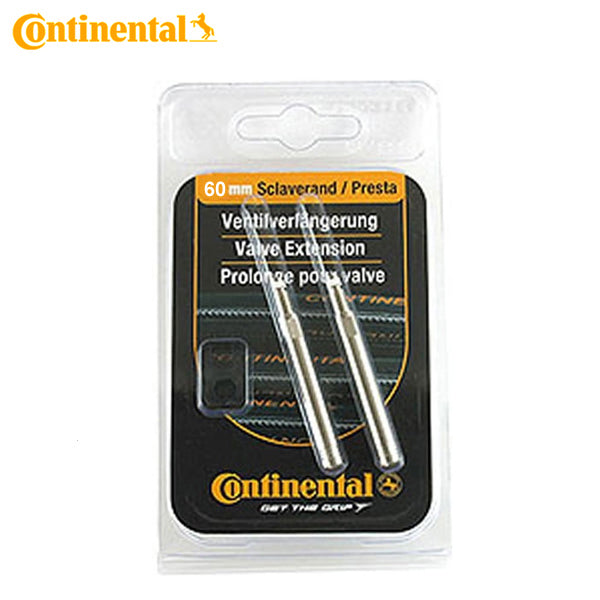 Extensores de válvula continental 60 mm aluminio (2 piezas) 0140034