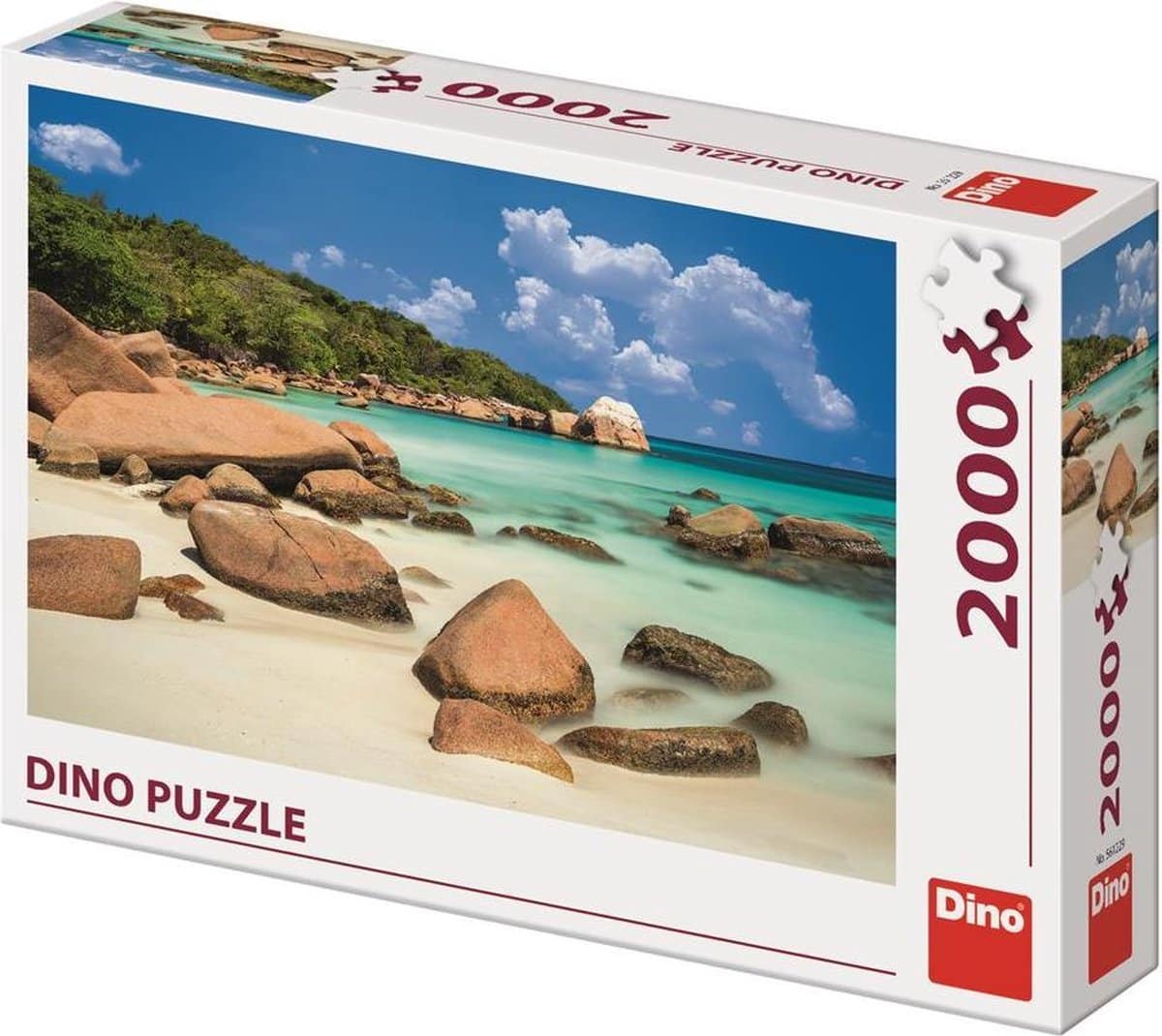 Dinotoys Dino Puzzle - Praslin Island Seychelles - 2000 pieces