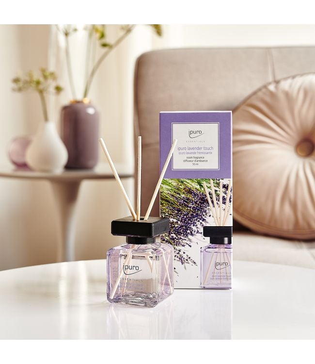 Ipuro 6 pieces fragrance diffuser lavender touch 50 ml