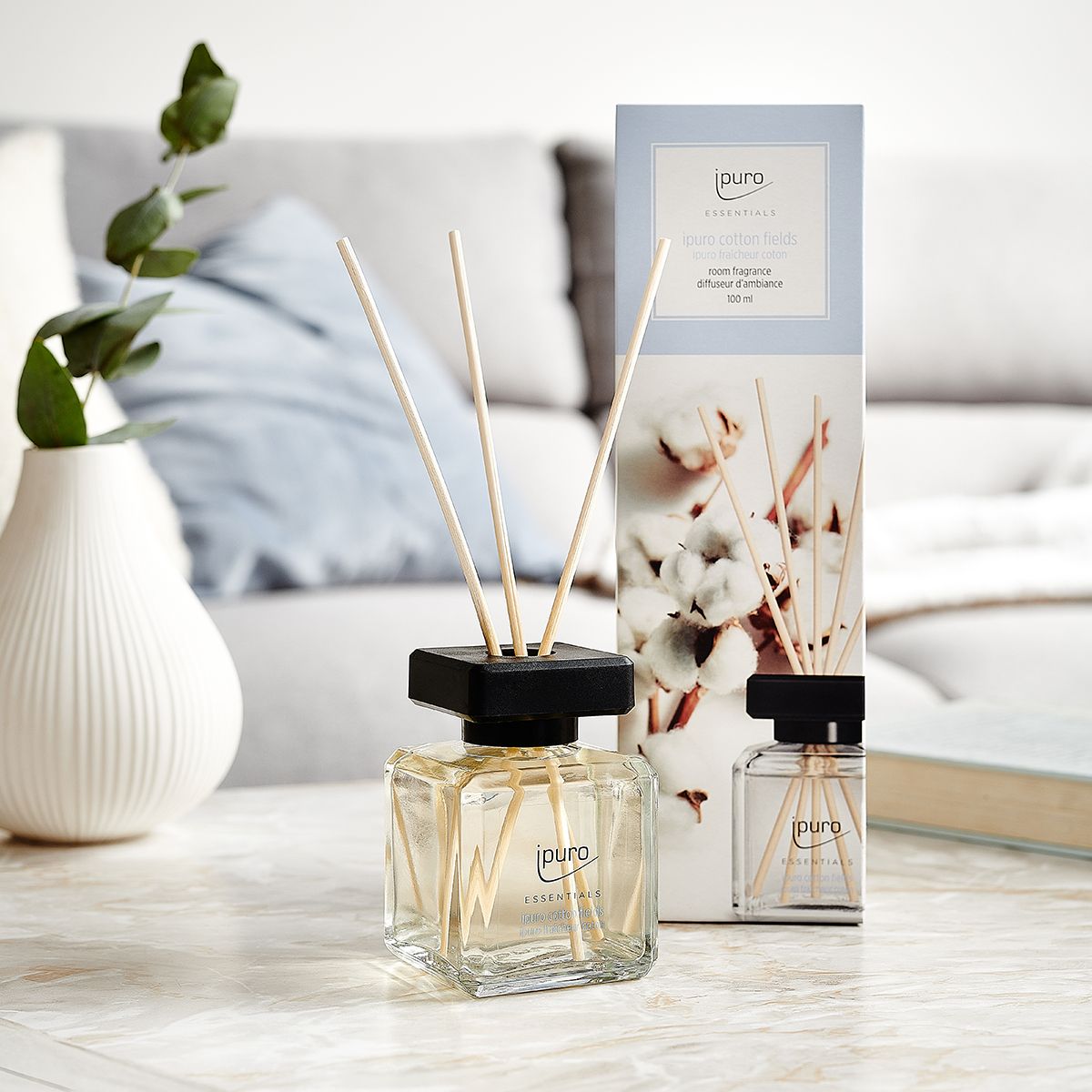 Ipuro duftspreder bomuldsfelter 100 ml
