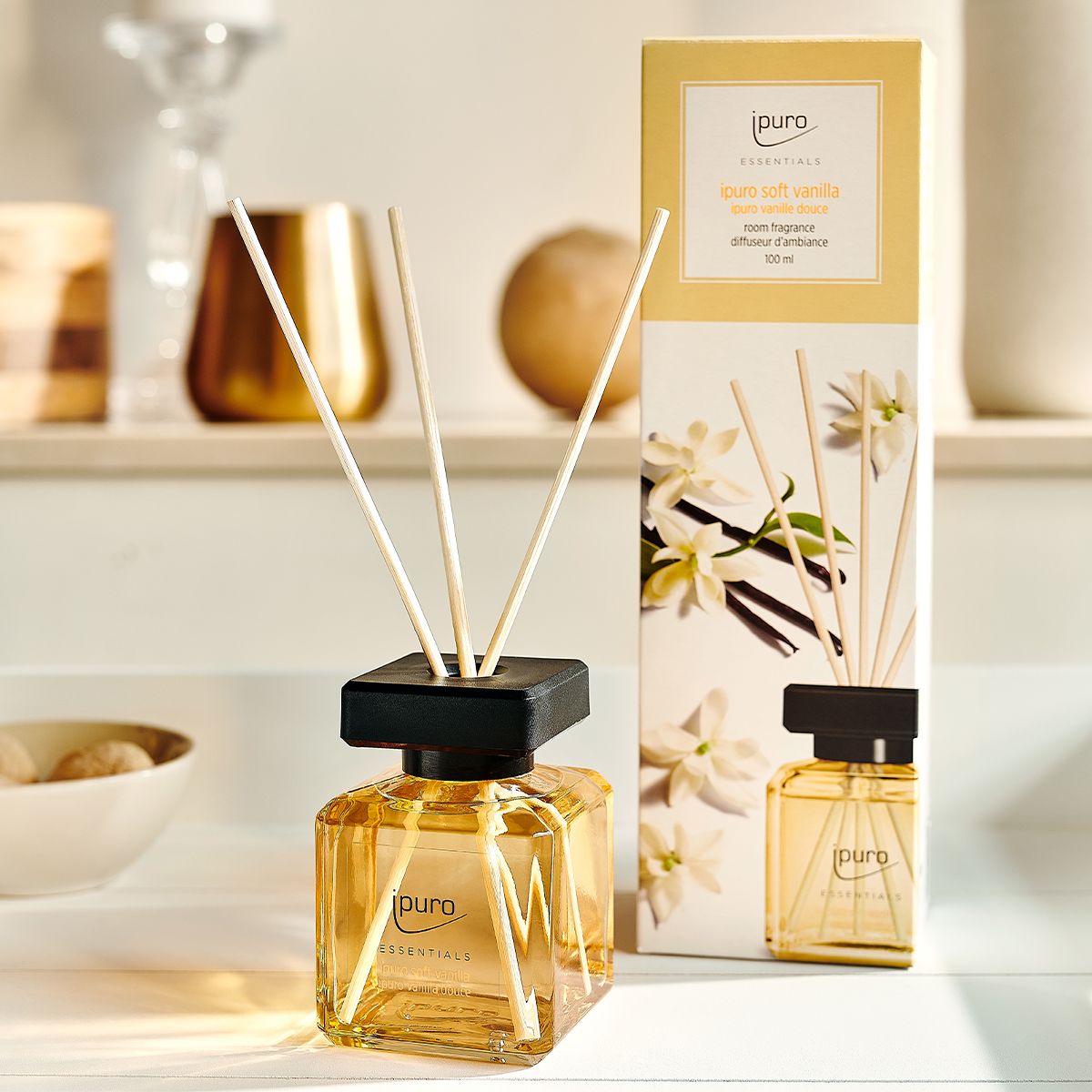 Ipuro fragrance diffuser soft vanilla 100 ml
