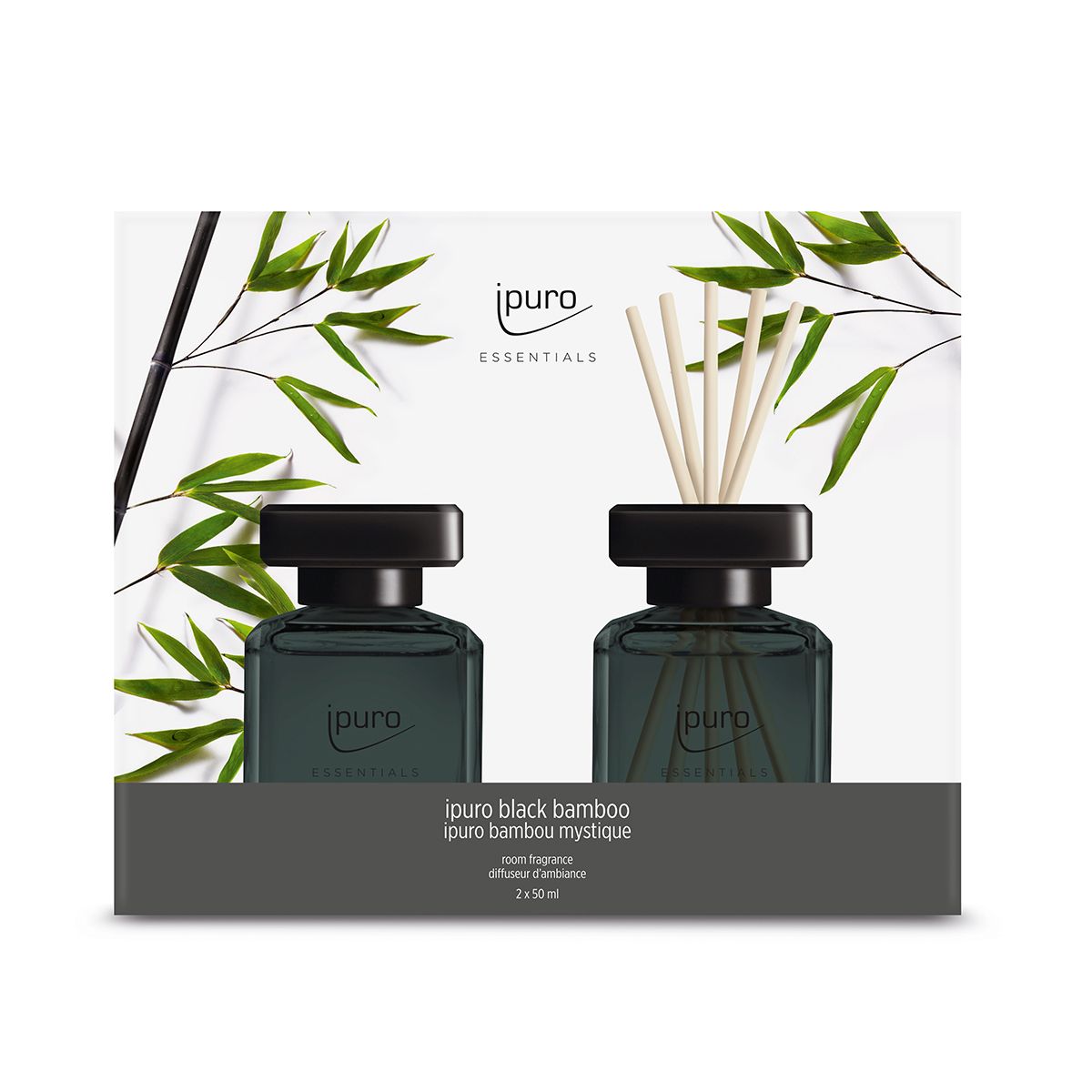 Ipuro fragrance diffuser black bamboo 2 x 50 ml