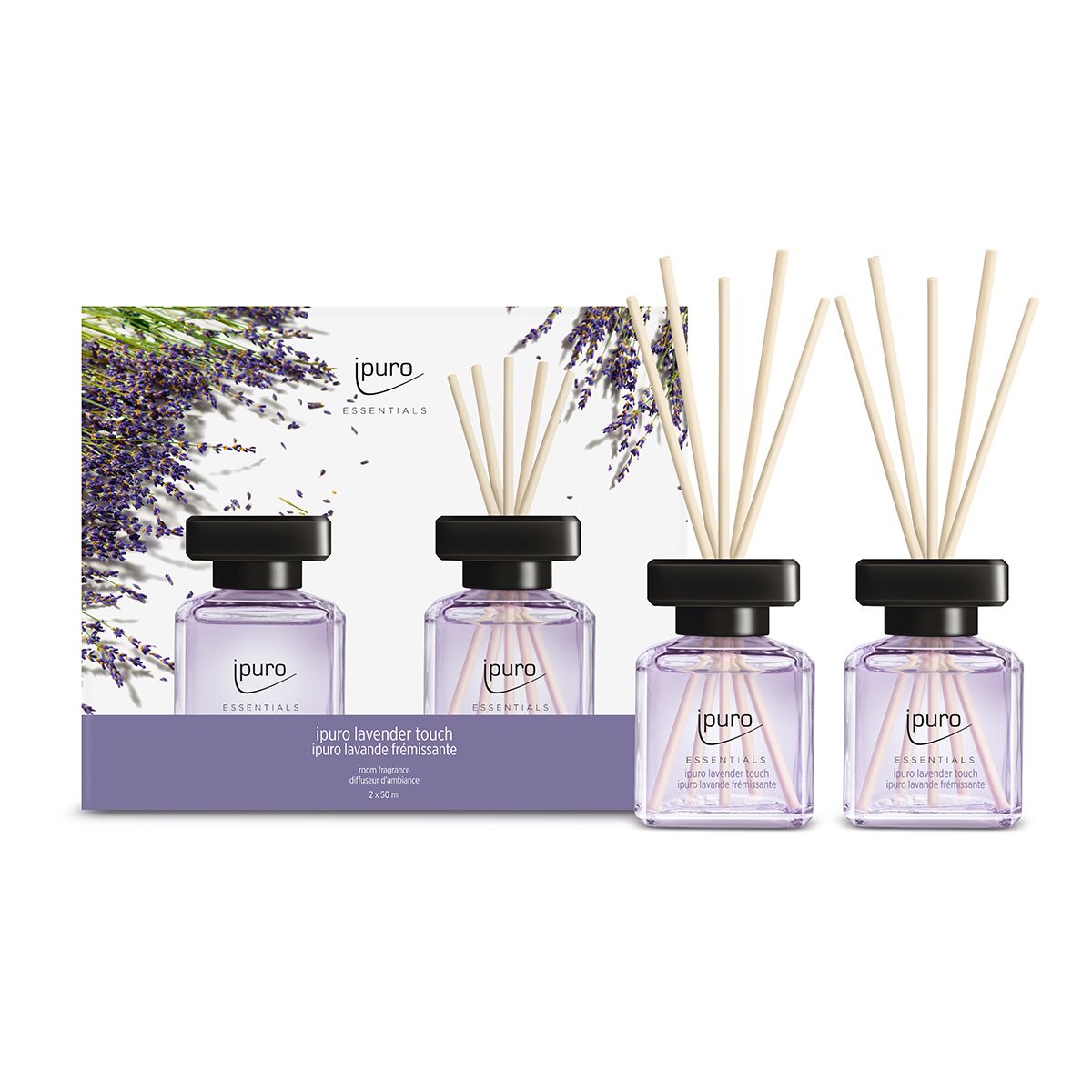 Ipuro fragrance diffuser lavender touch 2 x 50 ml