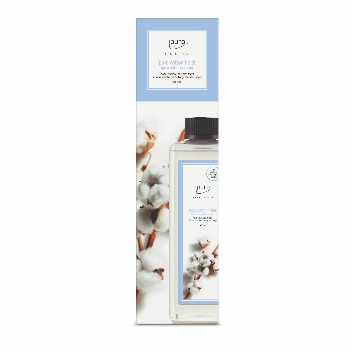 Ipuro duftspreder refill bomullsfelt 500ml