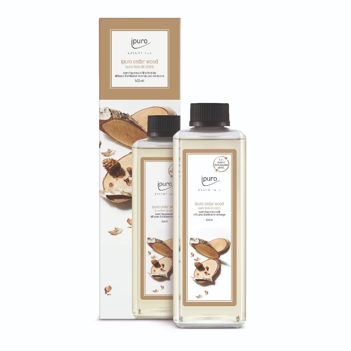 Ipuro fragrance diffuser refill cedar wood 500ml