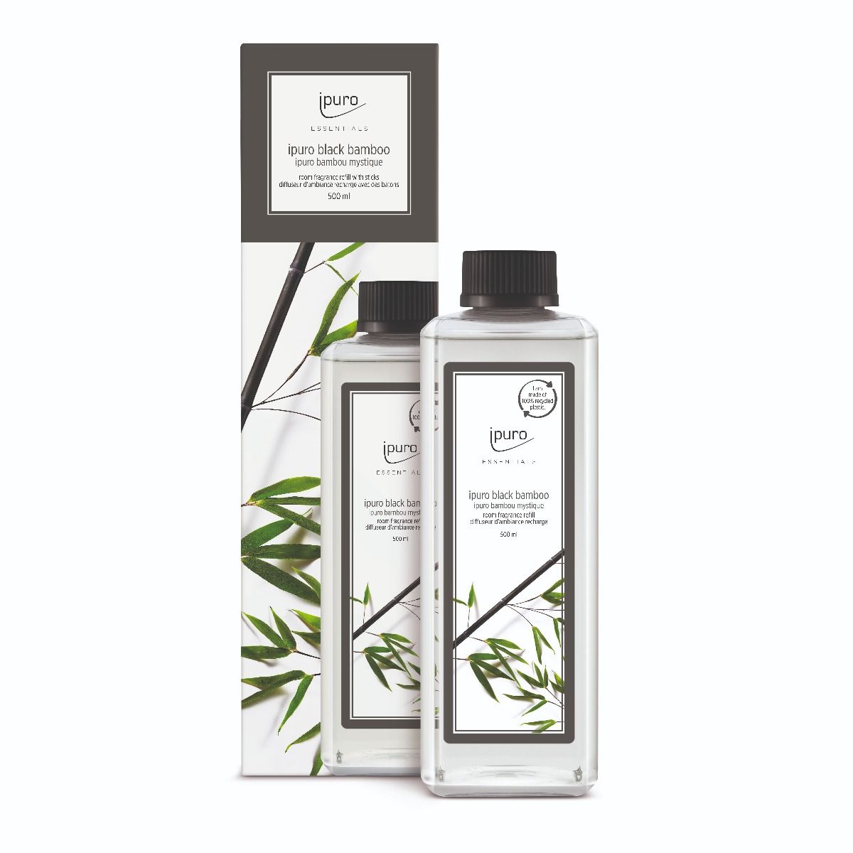 Ipuro fragrance diffuser refill black bamboo 500ml