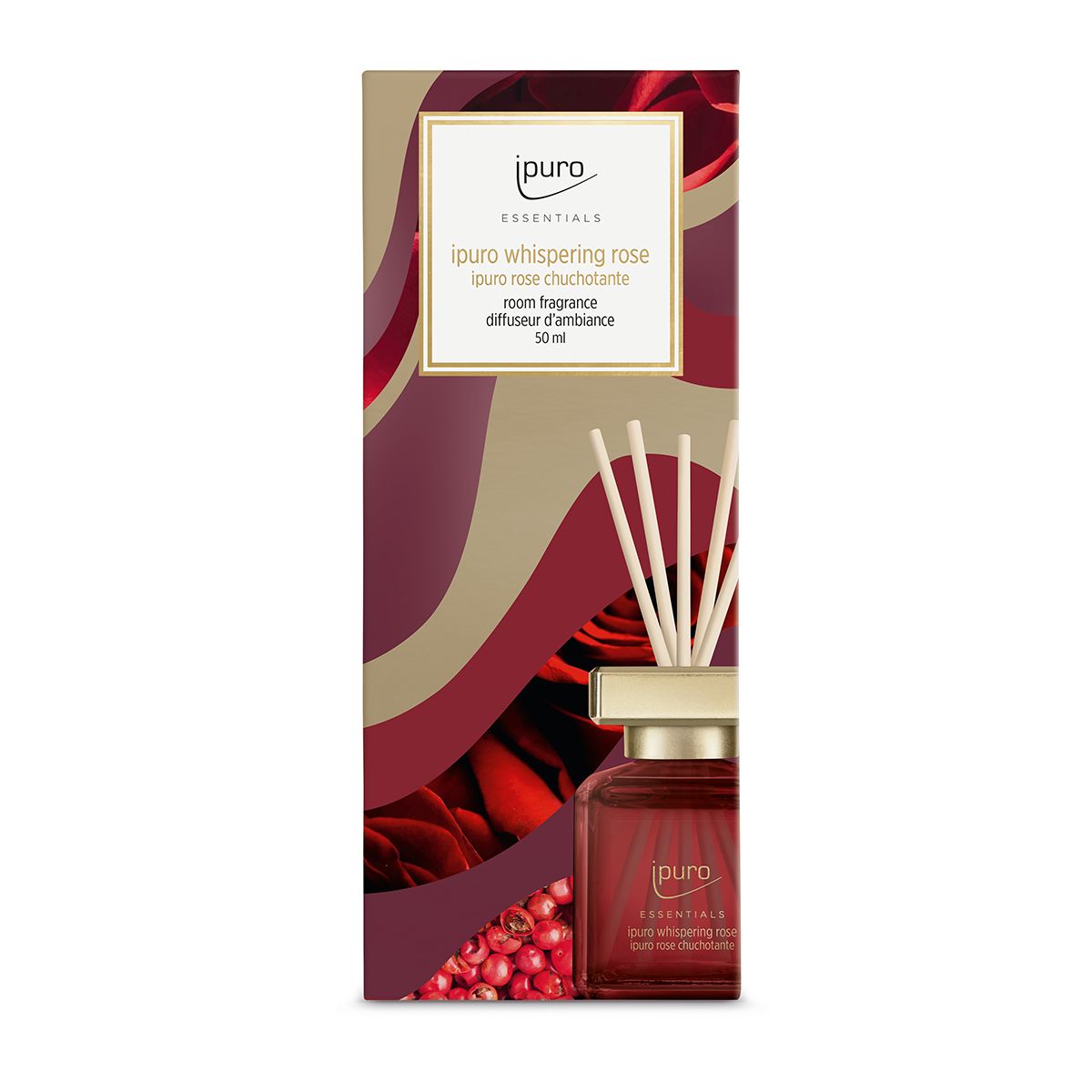 Ipuro geurdiffuser whispering rose 50ml