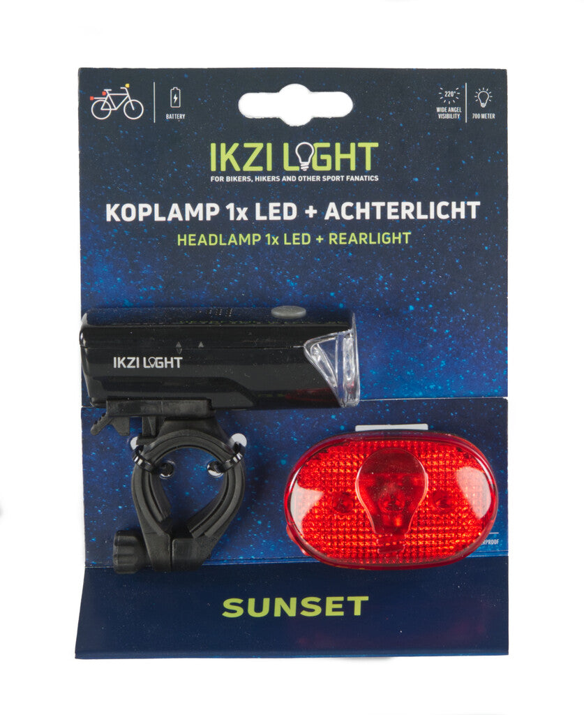 Lighting Set Ikzi Liicht ass d'Sonnenënnergang gefouert