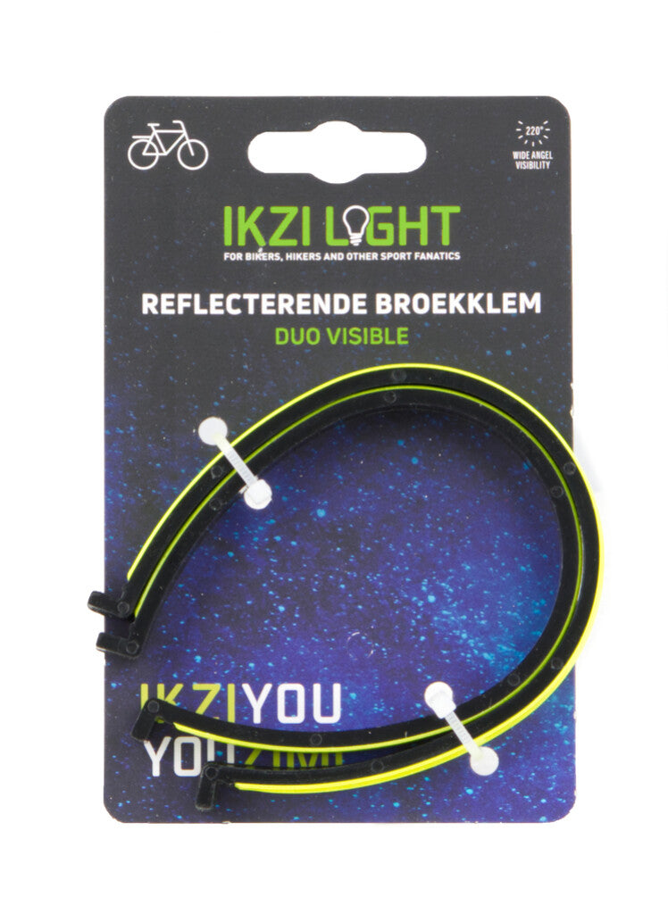 Ikzi reflective pants clamps ikzilight duo visible set of 2 pieces