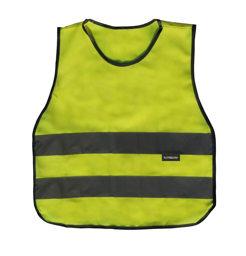 Ikzi-luz reflete a camisa Xs Geel Safety Vest Kids