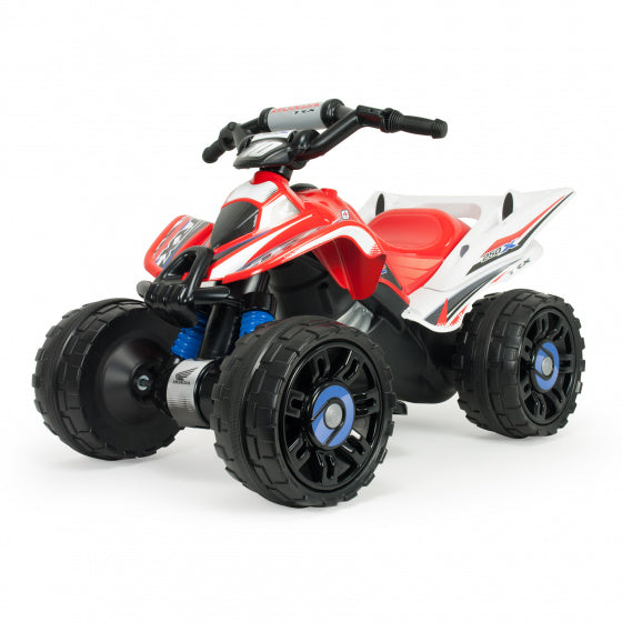 Injusa ATV électrique Kinderquad 12V rouge blanc