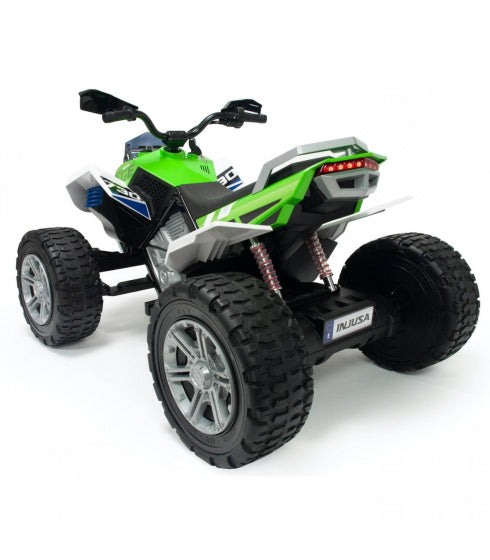 Injusa Electric Kids Quad Bike Rage 24V Green White