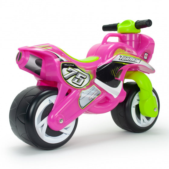 Injusa tundra, der kører motorpiger 69 cm lyserød grøn