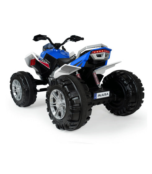 Injusa Rage Rage Electric Children's Quad 12v Blue Blanco