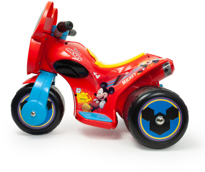 Injusa Mickey Mouse Samurai Trimoto Batería Vehículo 6V Rojo