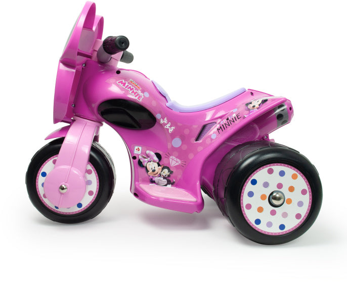 Injusa Minnie Mouse Samurai Trimoto Veicolo a batteria 6V Pink