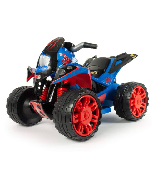 Injusa Spider-man Il veicolo batteria quad 12v blu rosso