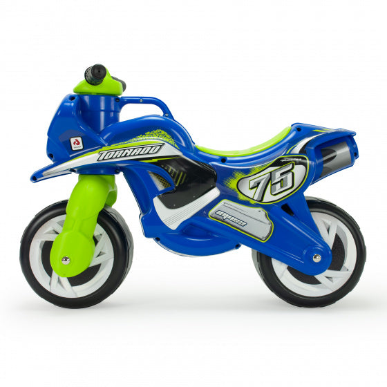 Tundra injusa che esegue i motori ragazzi 69 cm blu verde