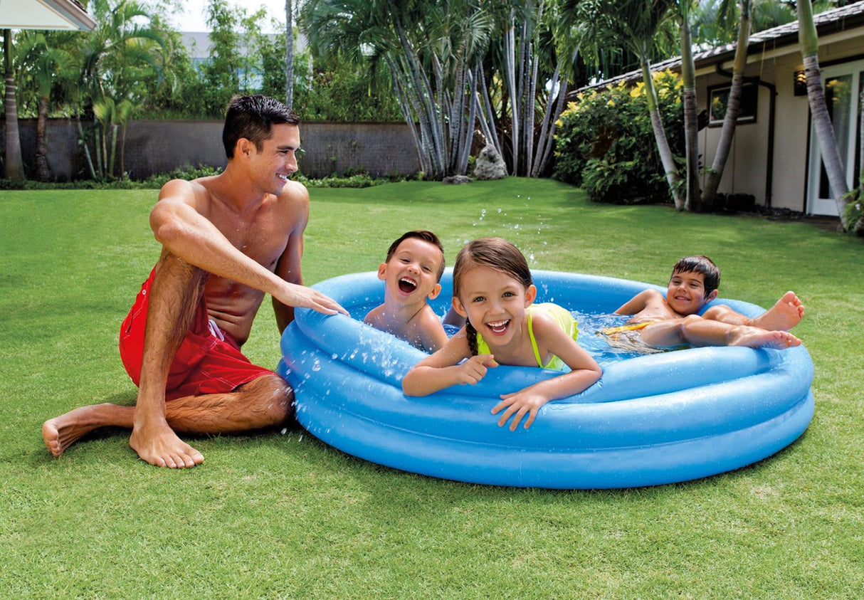 Intex swimming pool crystal blue 147x33cm