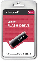 Enzo integral usb stick 64gb zwart 3.0 - 9500205