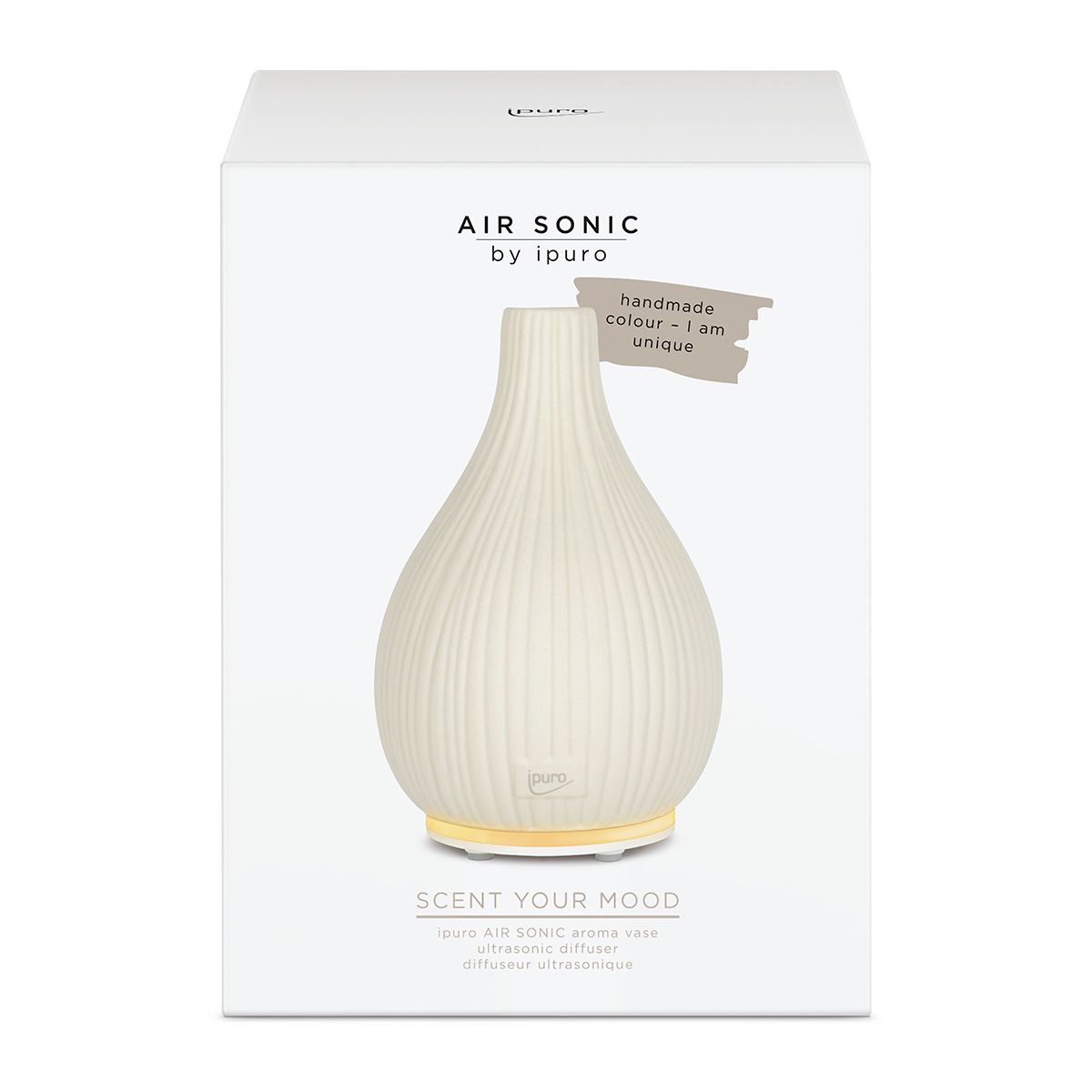 Ipuro air sonic aroma vaas wit