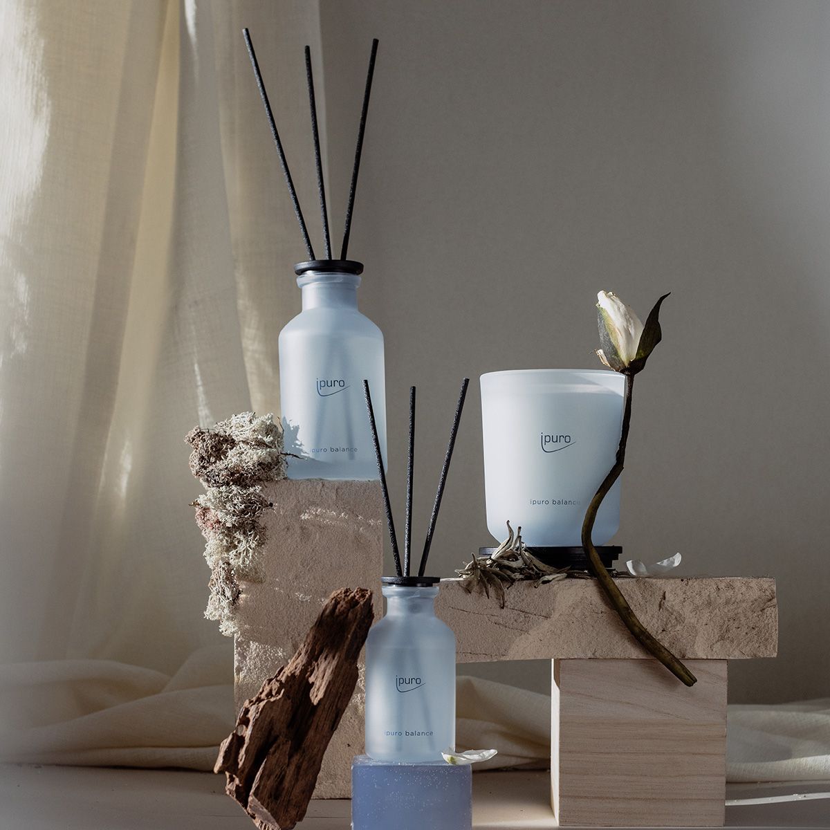 Vela perfumada Ipuro equilíbrio 270gr