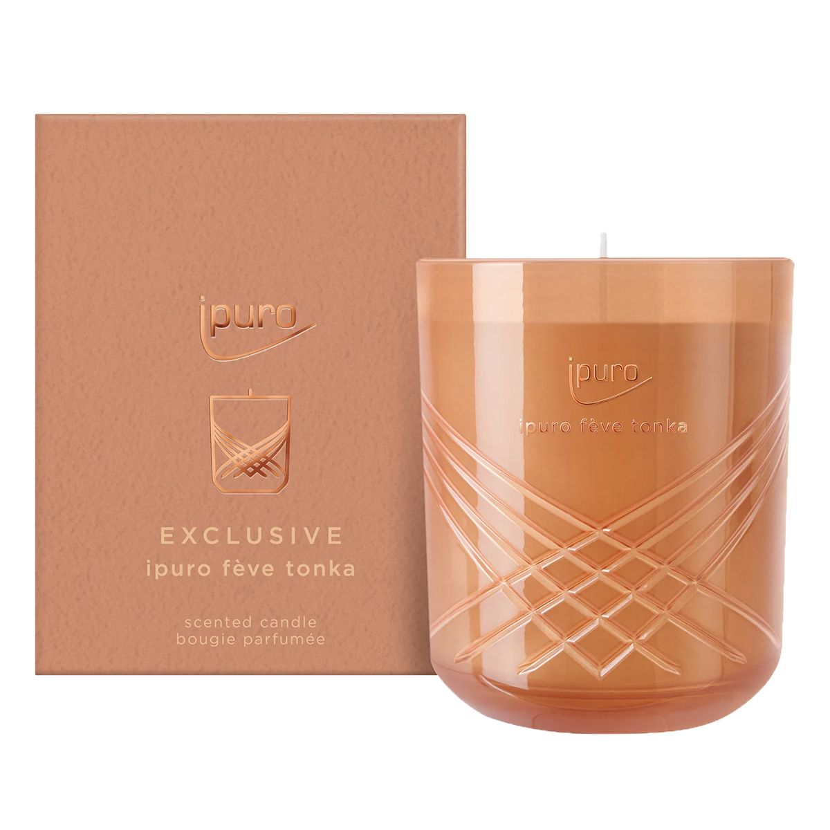 Ipuro bougie parfumée fève tonka 270gr
