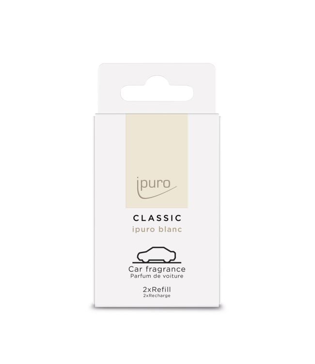 Ipuro car line blanc refill 2 x 9gr