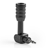 Nedis micmj100bk Kabel Mikrofon Mini Plug-in 3,5 mm schwaarz