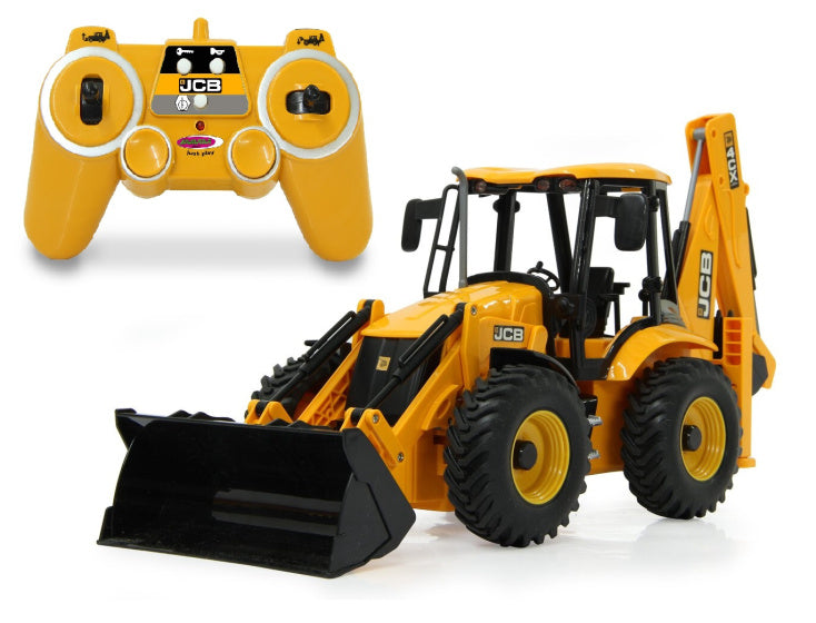 Jamara Excavator JCB backhoe loader 1:20 yellow