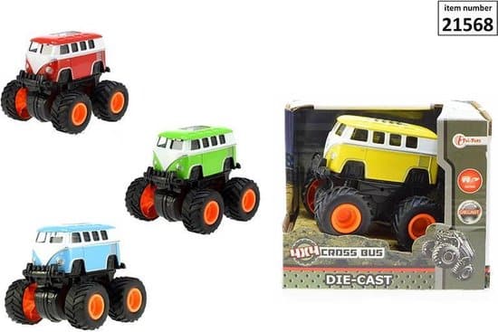 Jonotoys, der kaster Cross Van 4x4 med friktionsdrev
