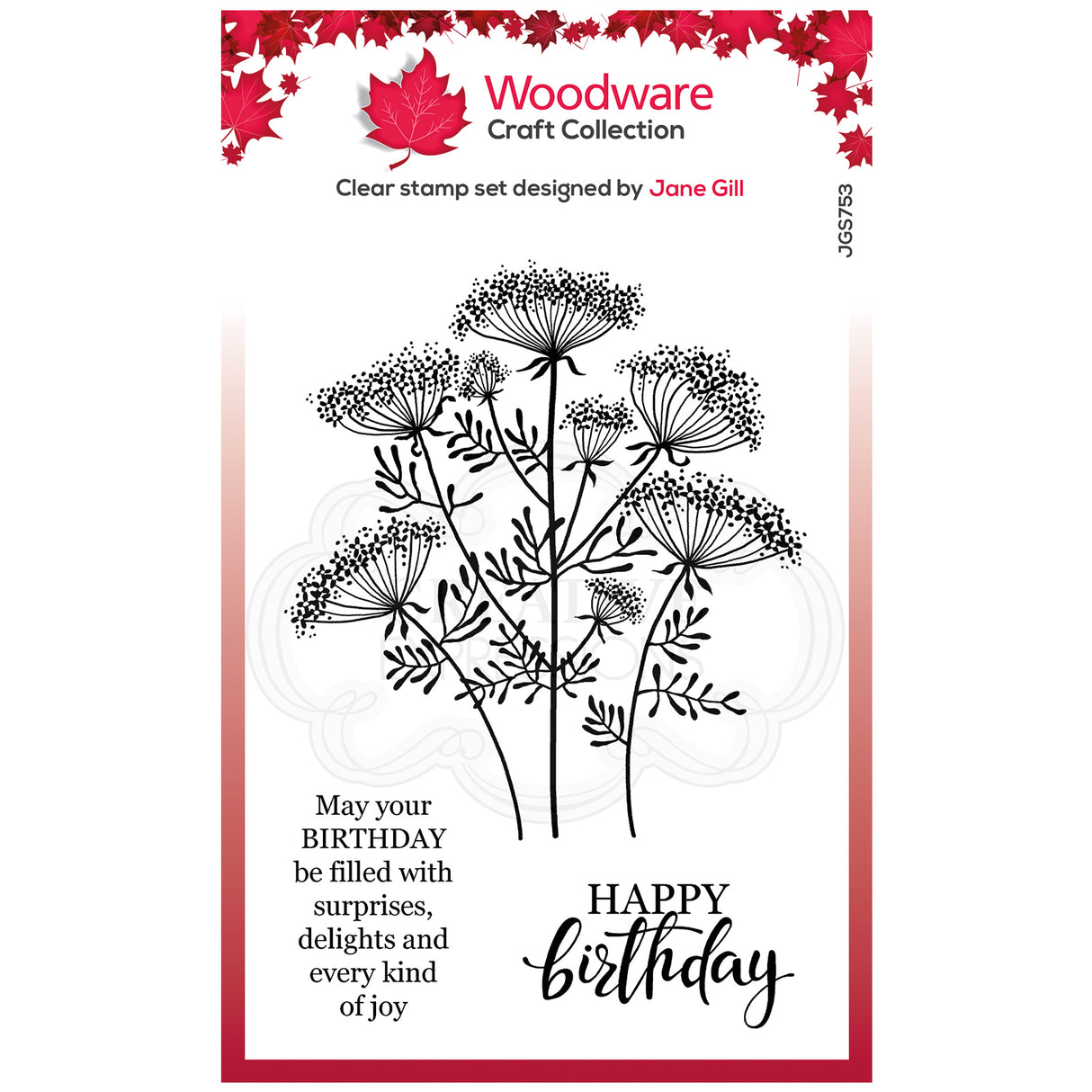Woodware • clear stempel singles queen annes lace