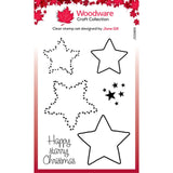 Woodware • paintable shapes clear singles stamps stars
